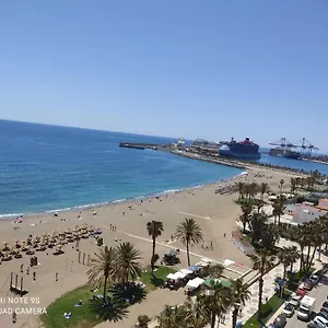 Apartamento Espectaculares Vistas Al Mar Playa Malagueta, Málaga